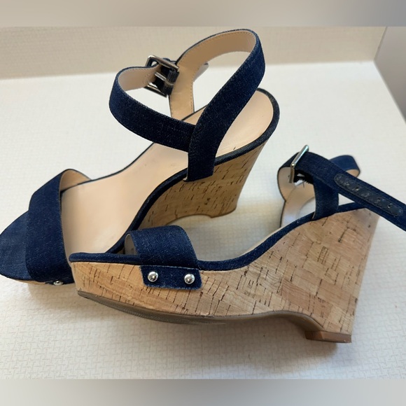 Nine West Denim platform sandals - Picture 3 of 5